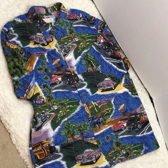 Reyn Spooner rare Hawaiian Tropical  shirt - Picture 8 of 8